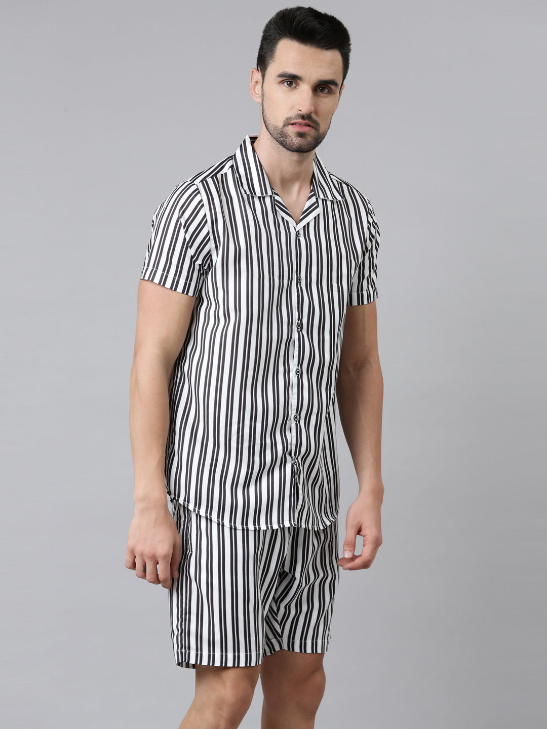Spruce Black Co-Ords Co-Ords Bushirt
