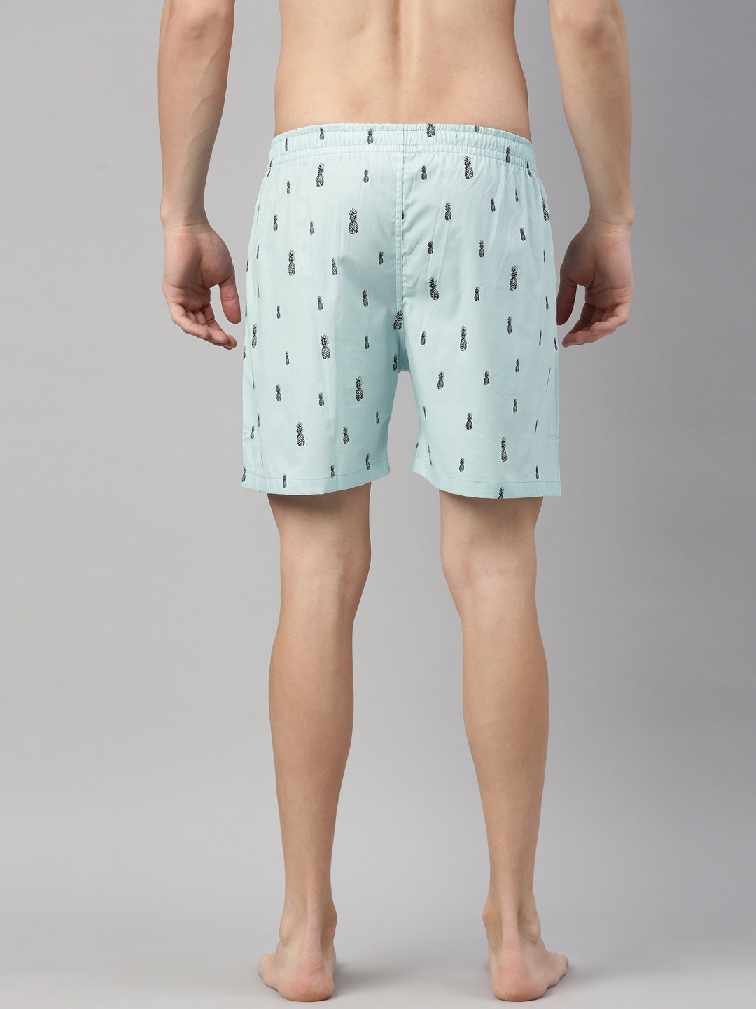 Pineapple Light Blue Boxers Boxers Bushirt
