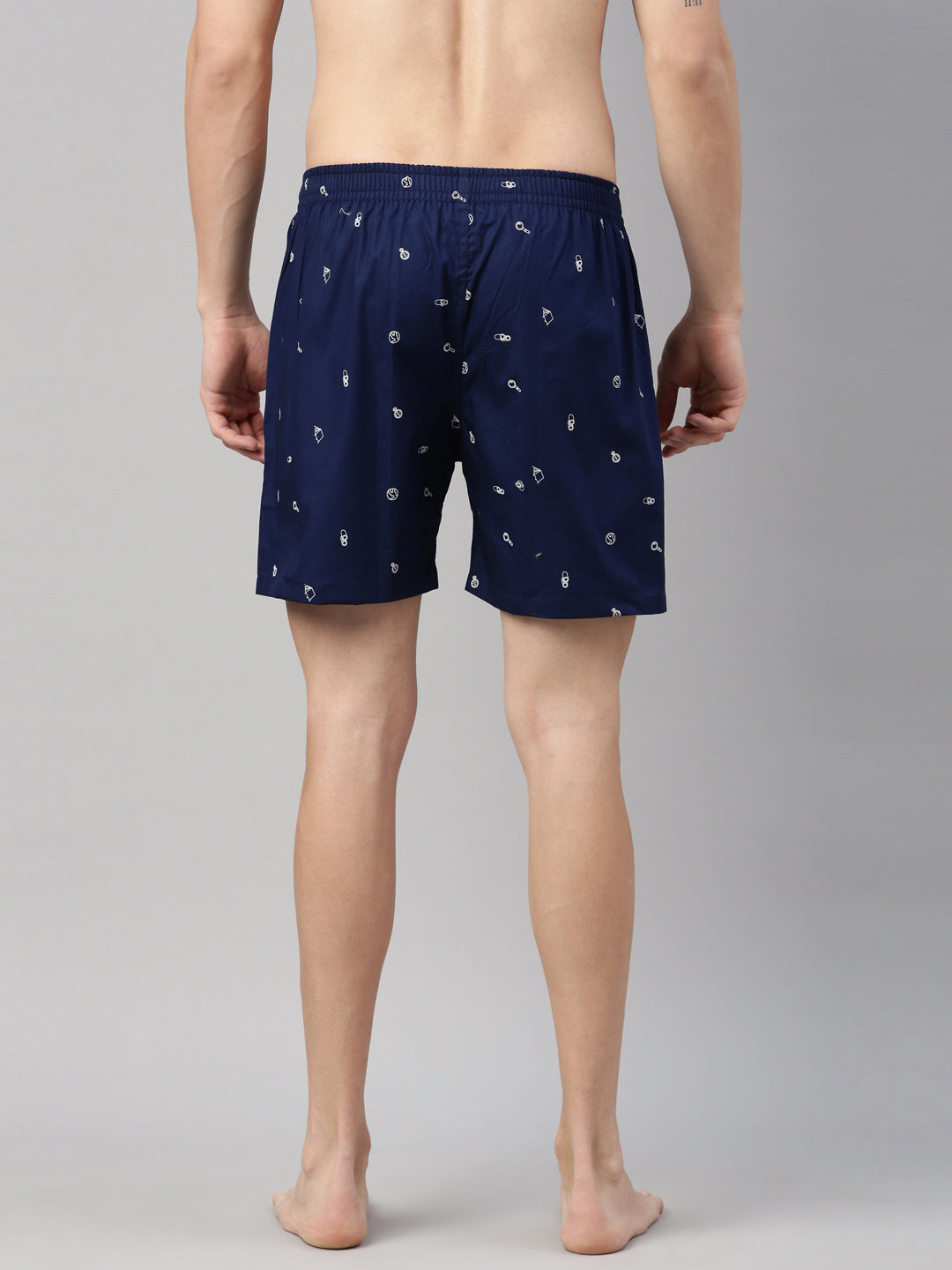 Travel Navy Blue Boxers Boxers Bushirt