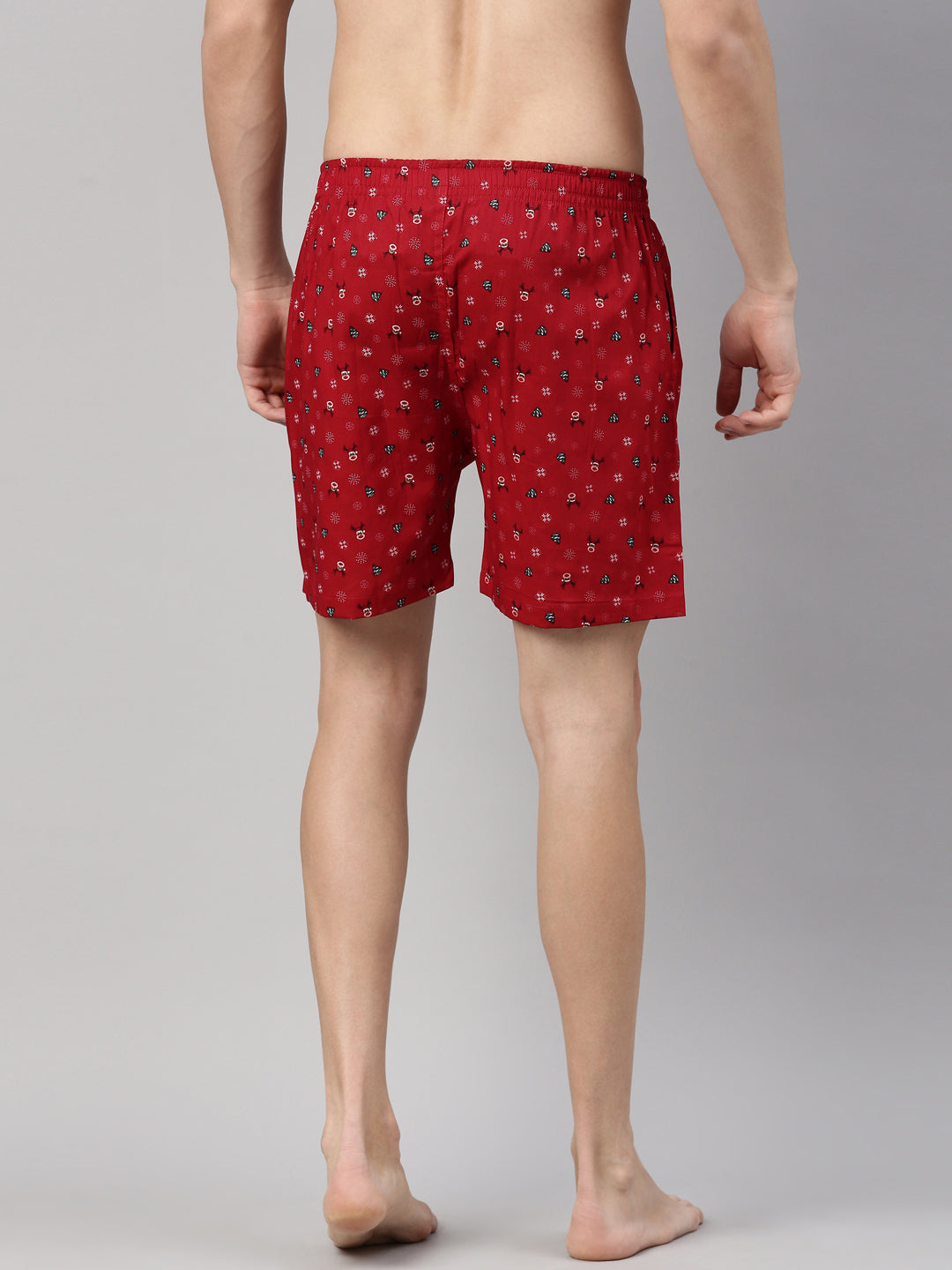 Rein Deer Maroon Boxers Boxers Bushirt