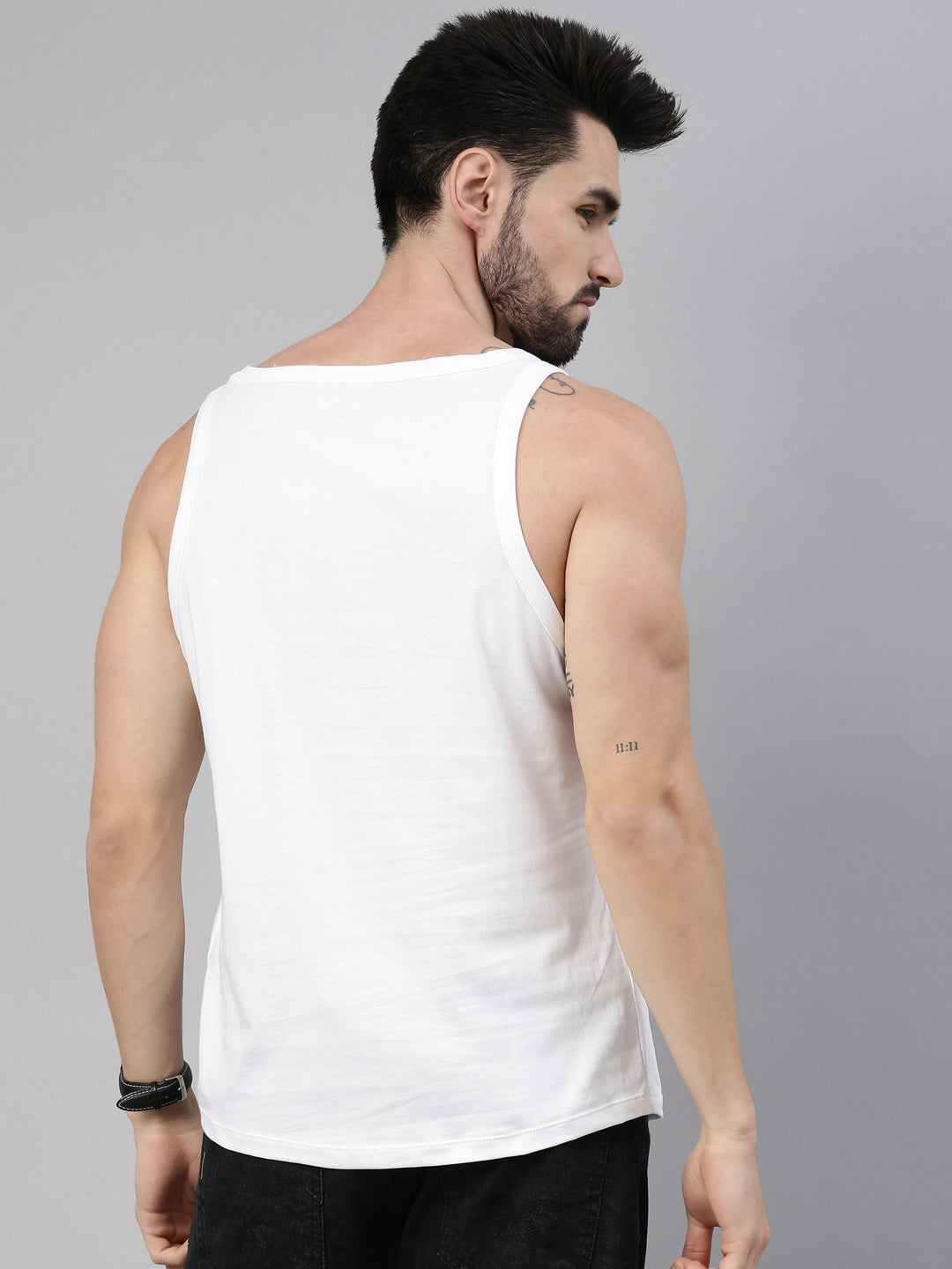 Ohh!! Sleeveless T-Shirt Vest Bushirt