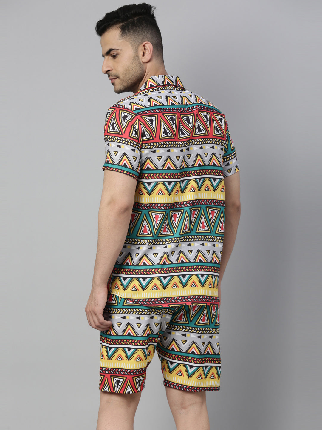 Kalamkari Yellow Co-Ords Co-Ords Bushirt