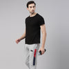 Light Grey Solid Side Block Joggers Men's Joggers Bushirt