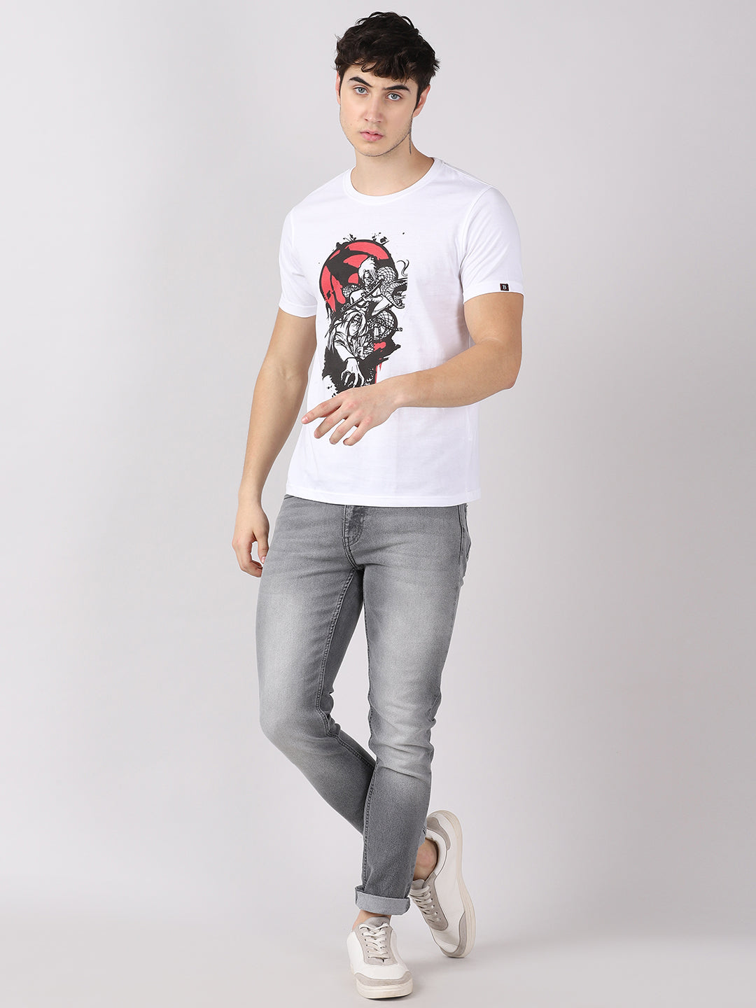 Uchiha Itachi dan uchiha Sasuke - Naruto Anime T-Shirt Graphic T-Shirts Bushirt