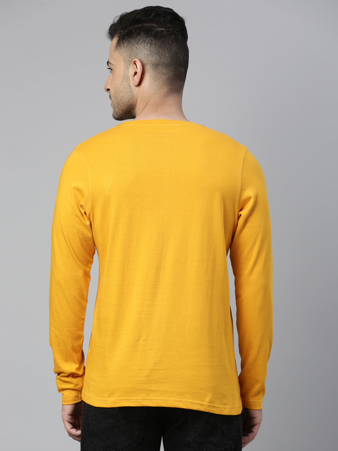 App Bhaad Mustard Full Sleeves T Shirt Full Sleeves Bushirt