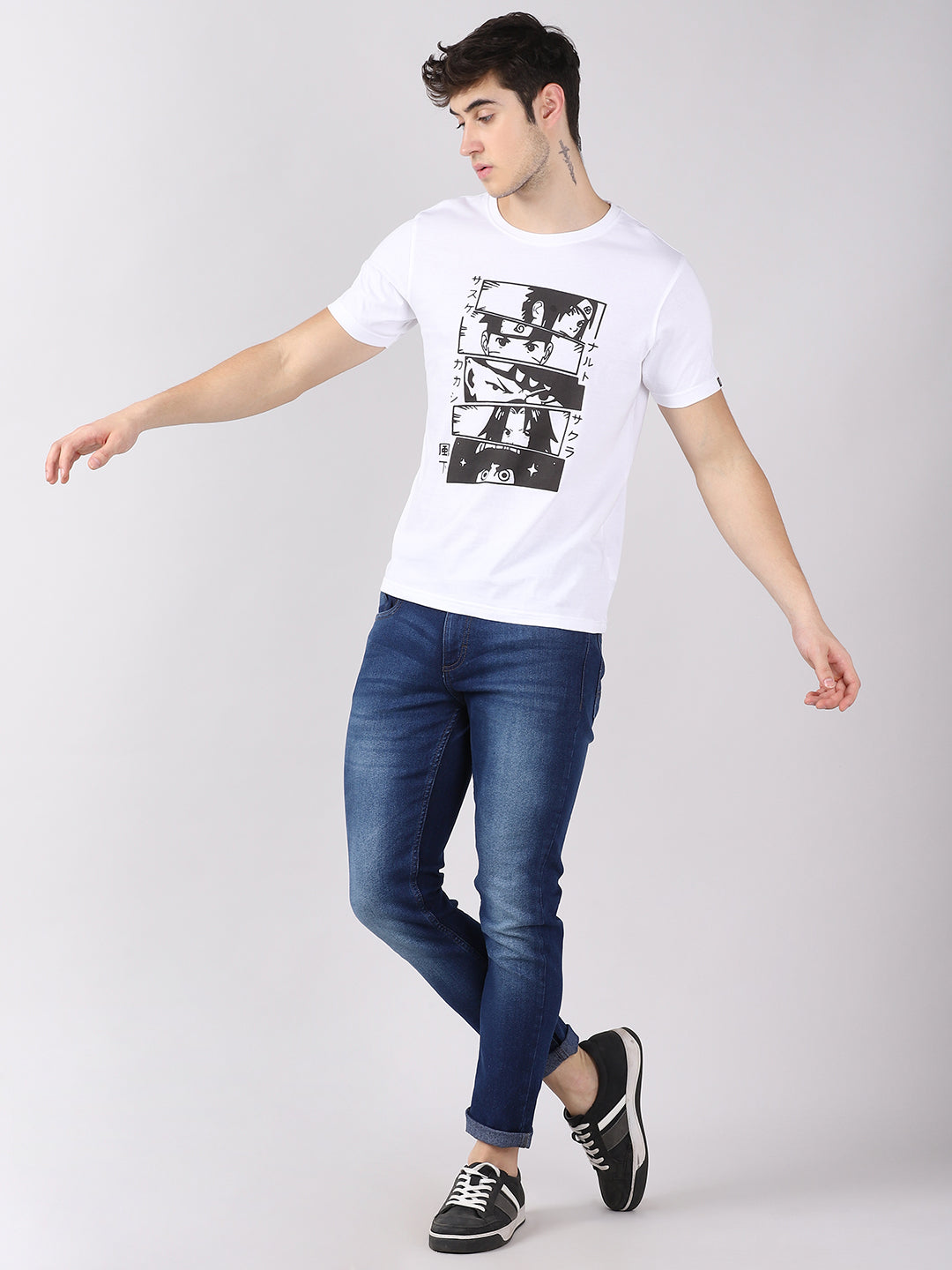 Naruto Attack - Naruto Anime T-Shirt Graphic T-Shirts Bushirt