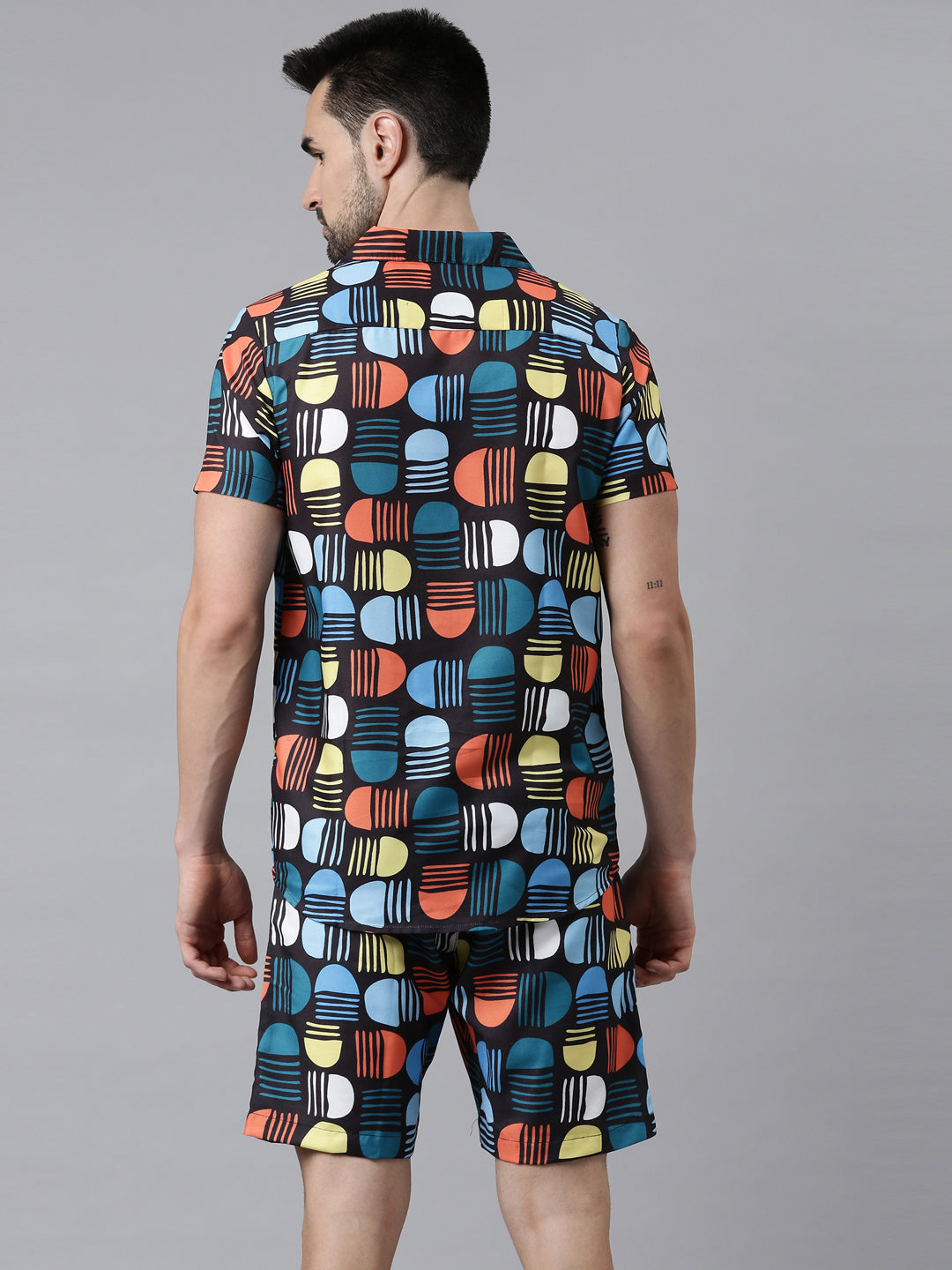 Yellow Printed Co-Ords Co-Ords Bushirt