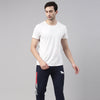 Navy Blue Solid Side Block Joggers Men's Joggers Bushirt
