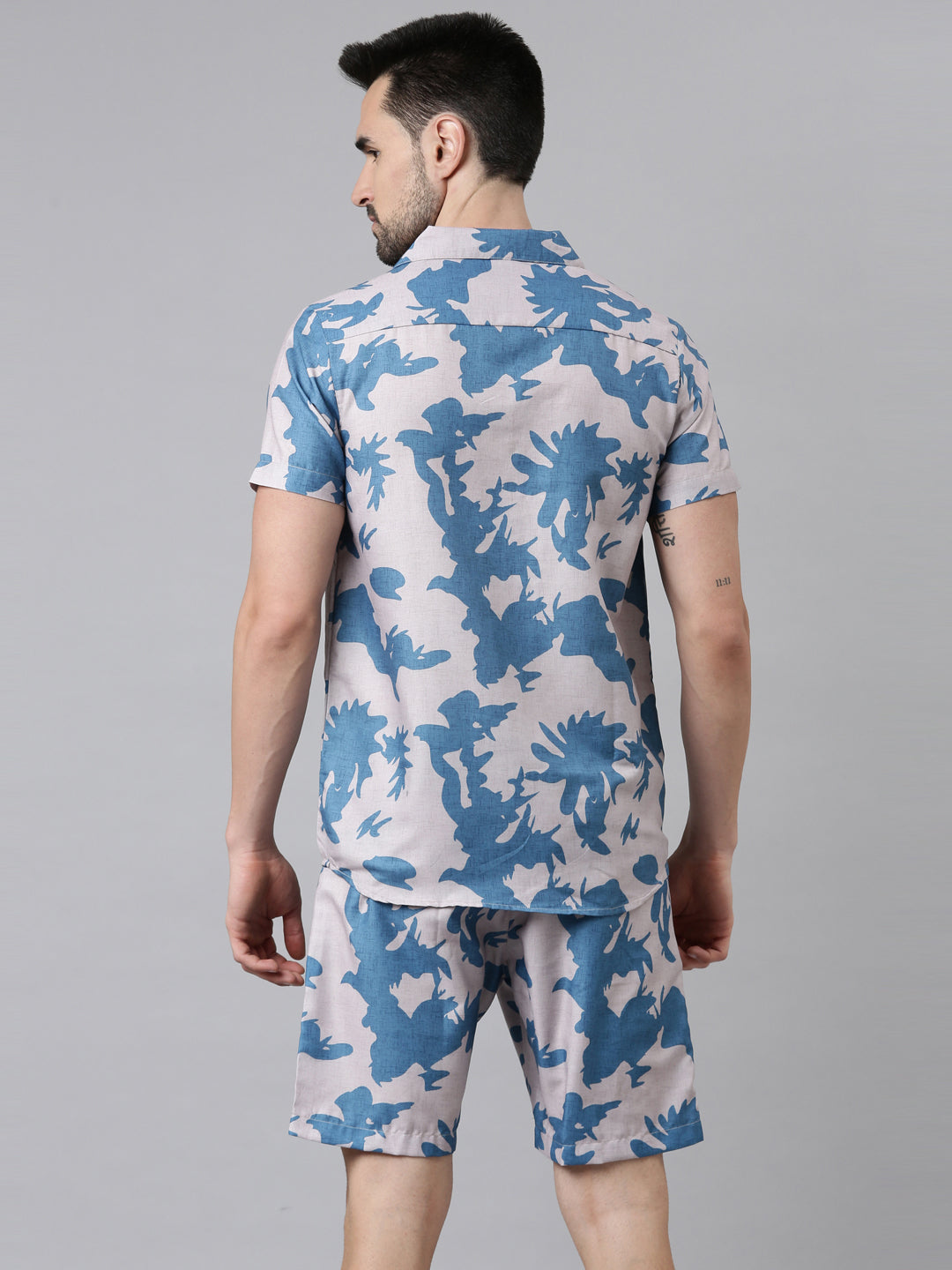Ice Berg Printed Co-Ords Co-Ords Bushirt