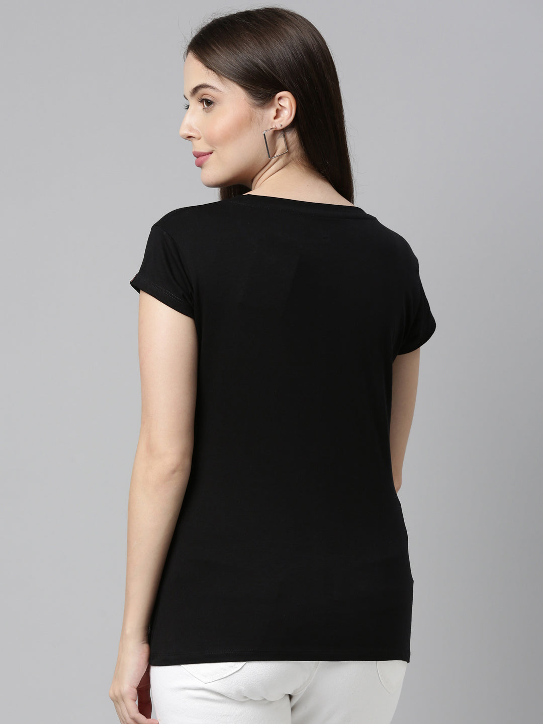 Headphone T-Shirt Women's Graphic Tees Bushirt
