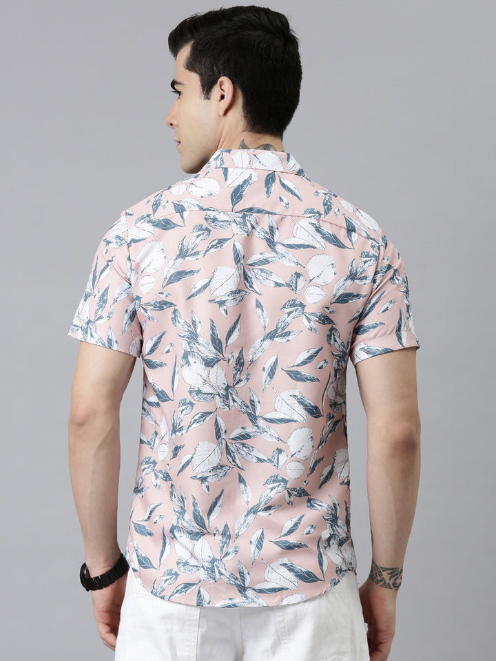 Spring Leaf Shirt Printed Shirt Bushirt