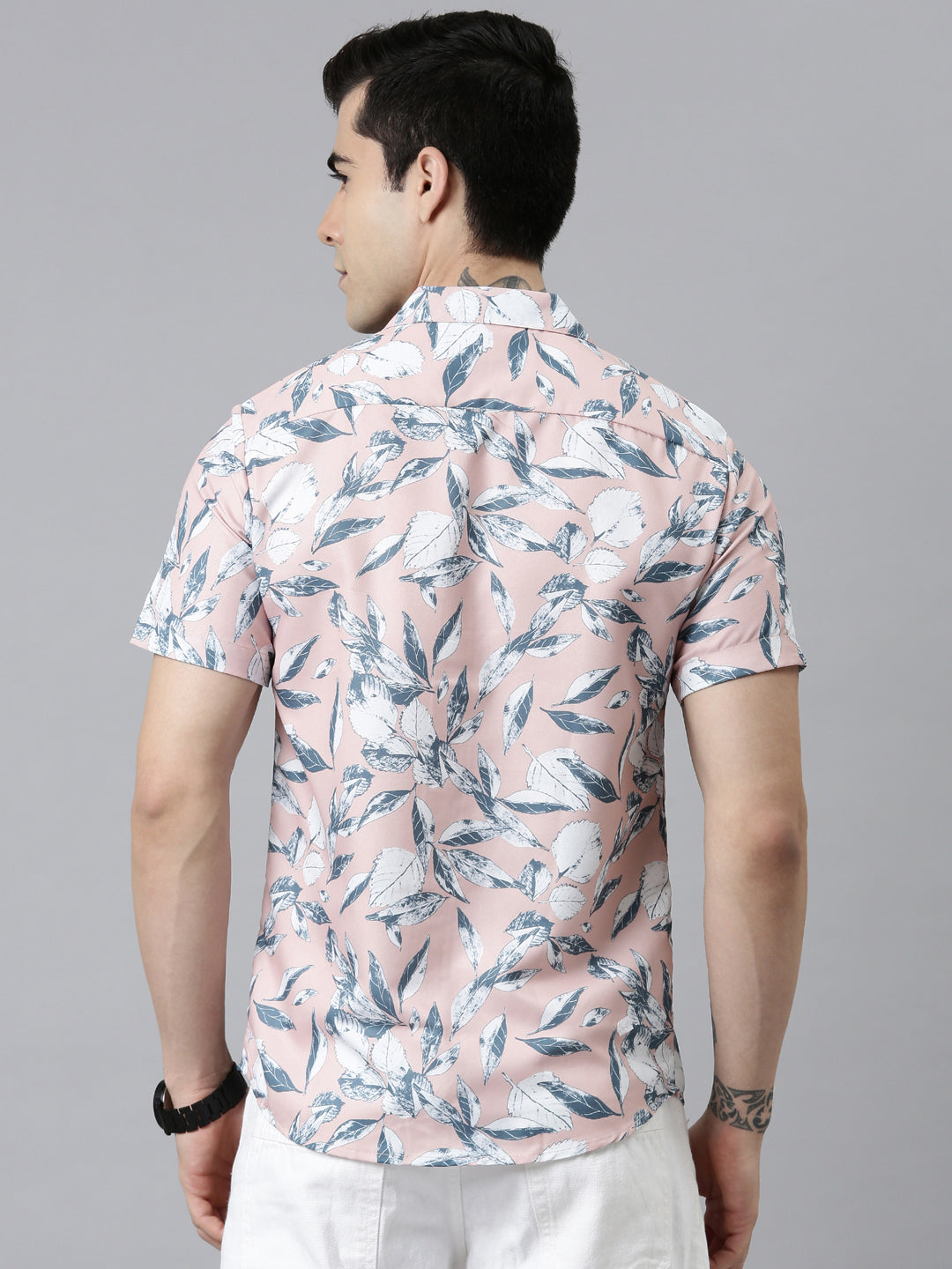 Spring Leaf Shirt Printed Shirt Bushirt