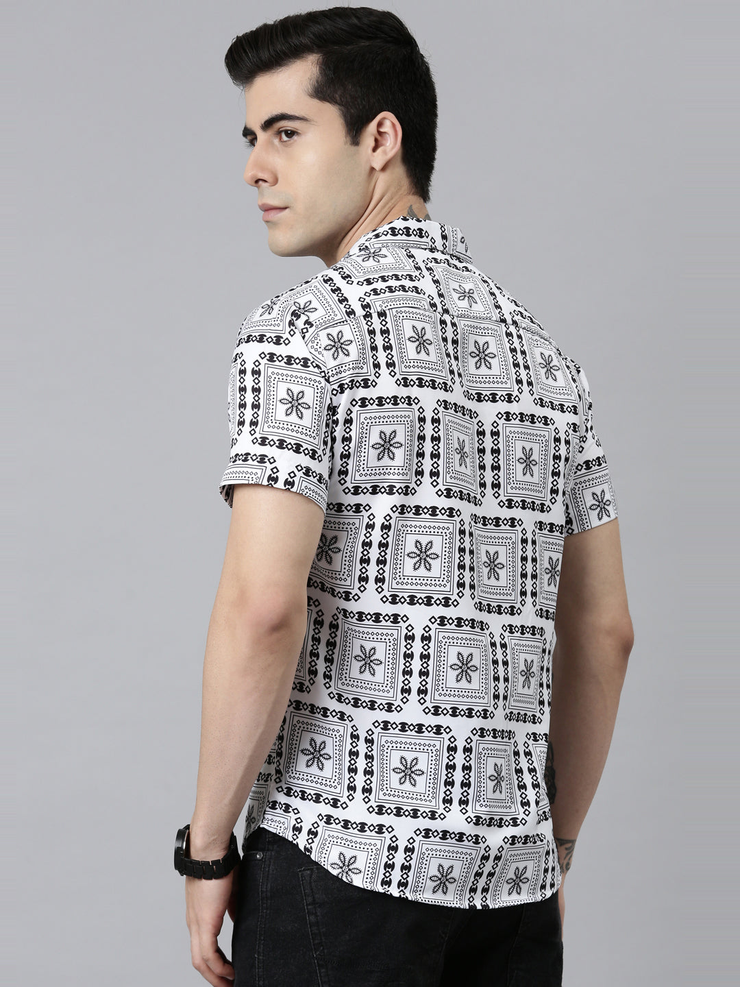 Street Paisley Shirt Printed Shirt Bushirt