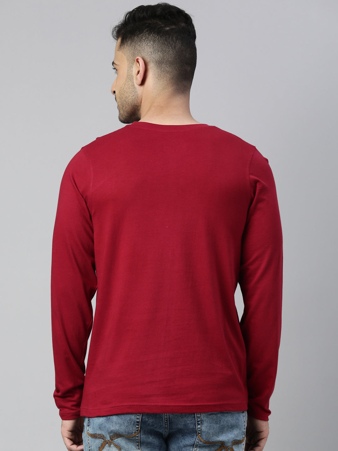 Explore Maroon Full Sleeves T Shirt Full Sleeves Bushirt
