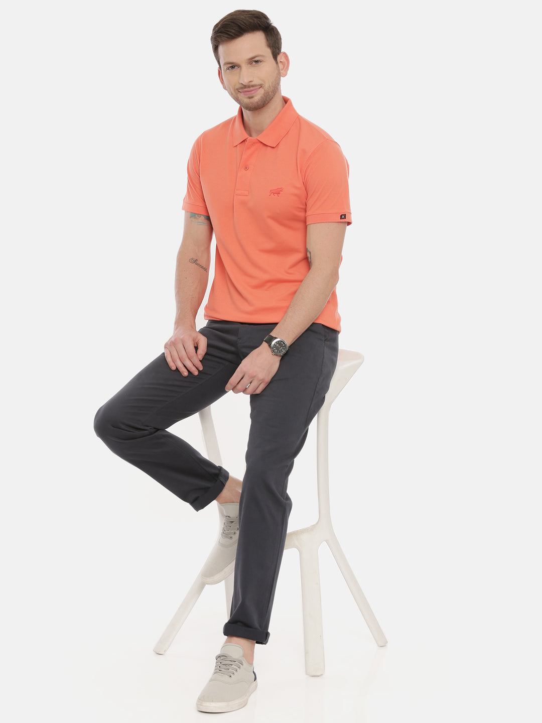 Melon Polo Neck T-Shirt Polo Tees Bushirt