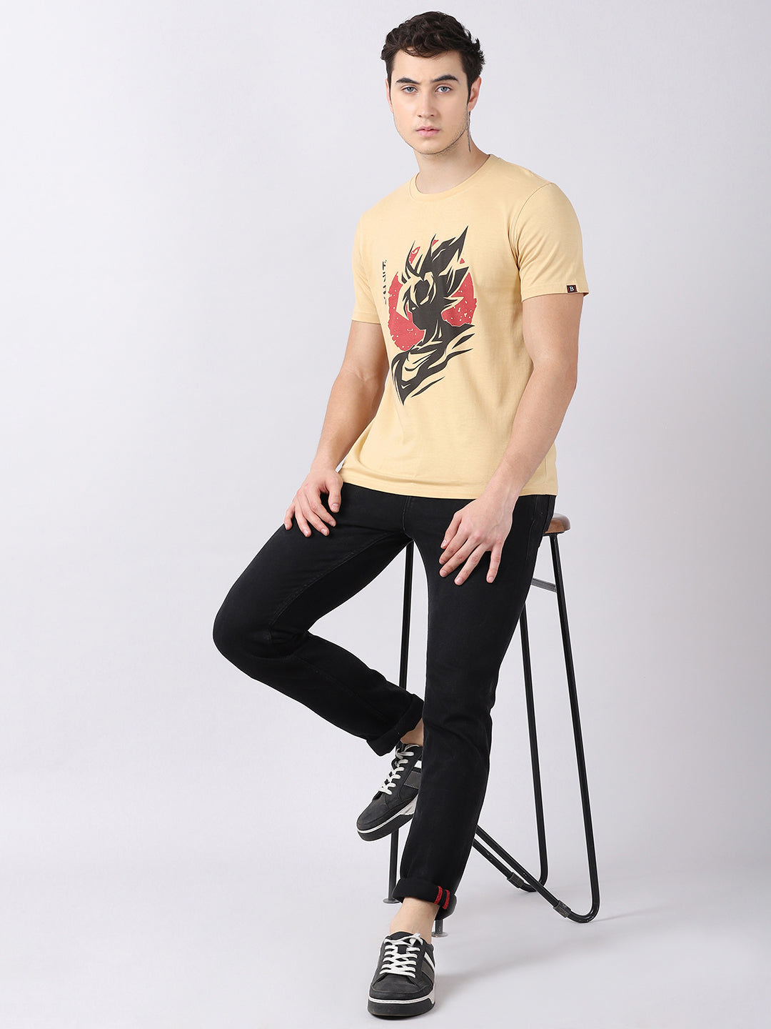 Son Goku Silhouette Anime T-Shirt Graphic T-Shirts Bushirt