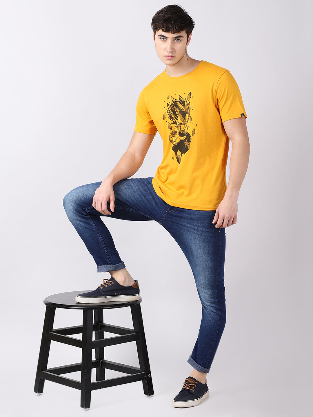 Dragon ball Vegeta & Sasuka Anime T-Shirt Graphic T-Shirts Bushirt