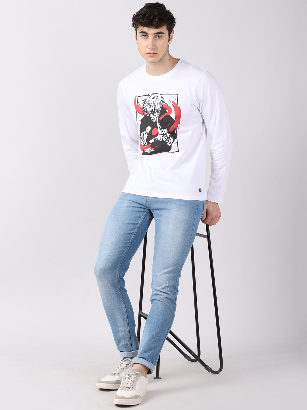 Storu Gojo - Jujutsu Kaisen Anime T-Shirt Full Sleeves Bushirt