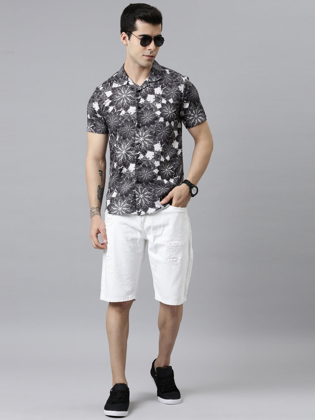 Kalamkari Shirt Printed Shirt Bushirt