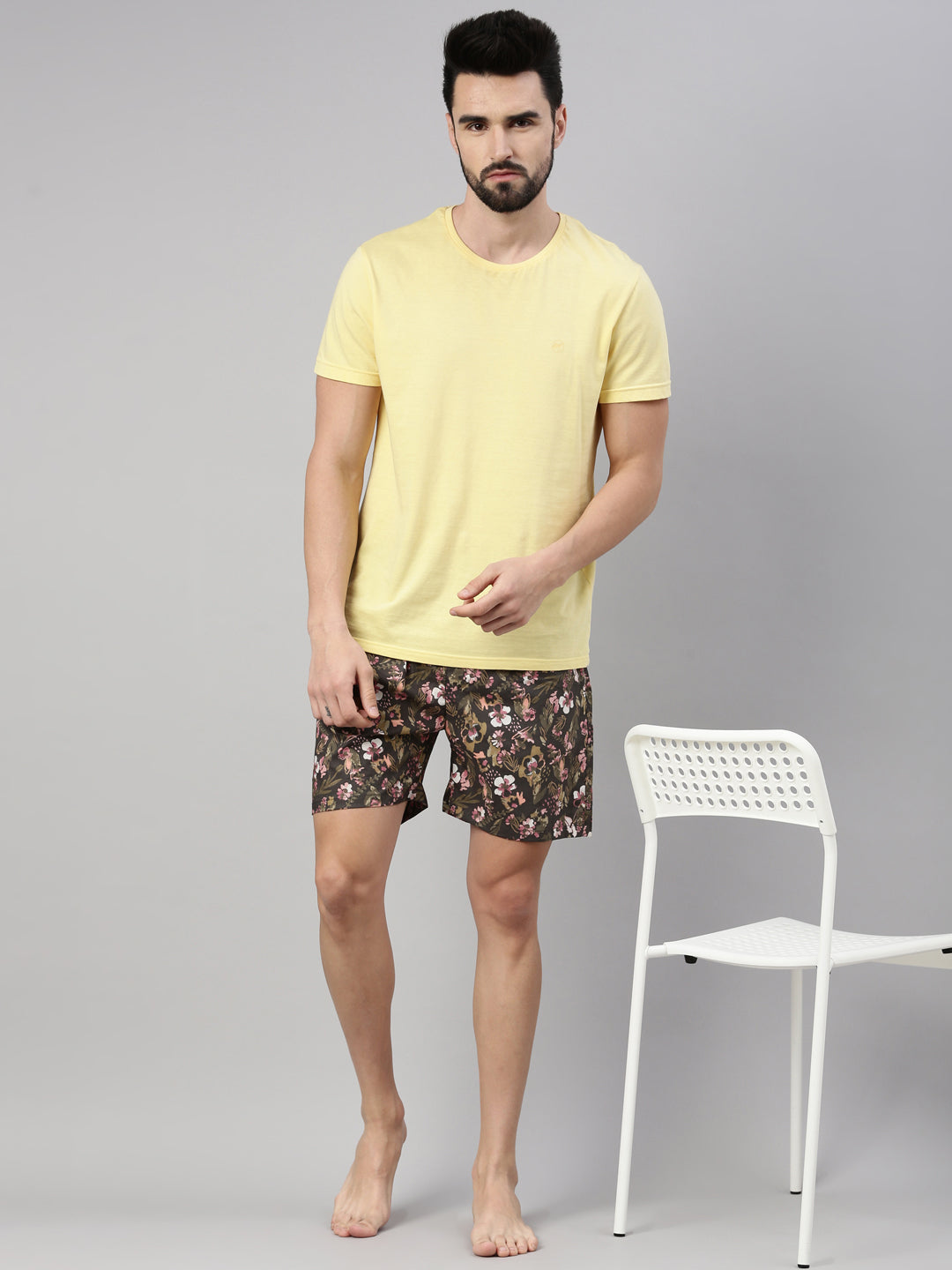Floral Brown Boxers Boxers Bushirt