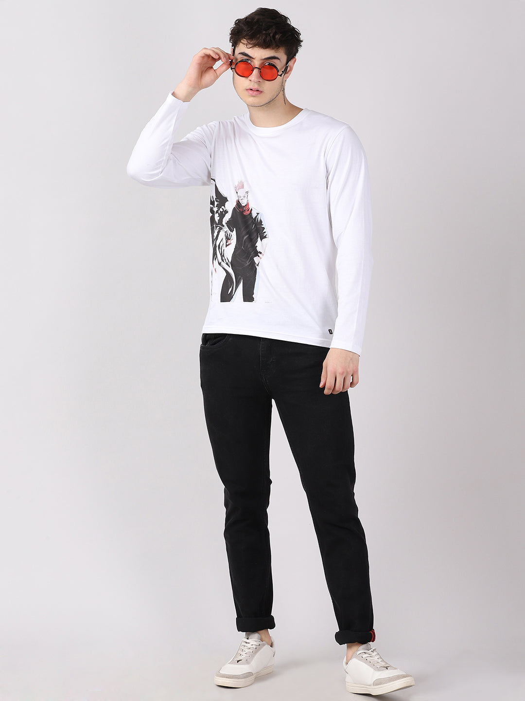 Sukuna Itadori Yuji Heart - Jujutsu Kaisen Anime T-Shirt Full Sleeves Bushirt