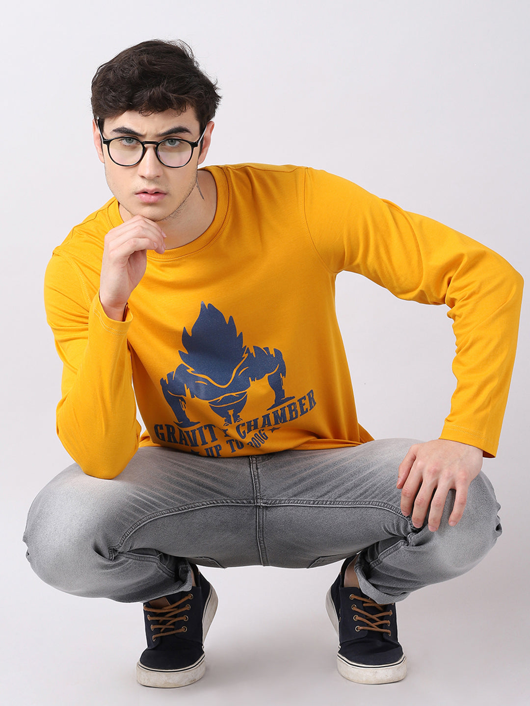 Gravity Chamber - Dragon Ball Z Anime T-Shirt Full Sleeves Bushirt