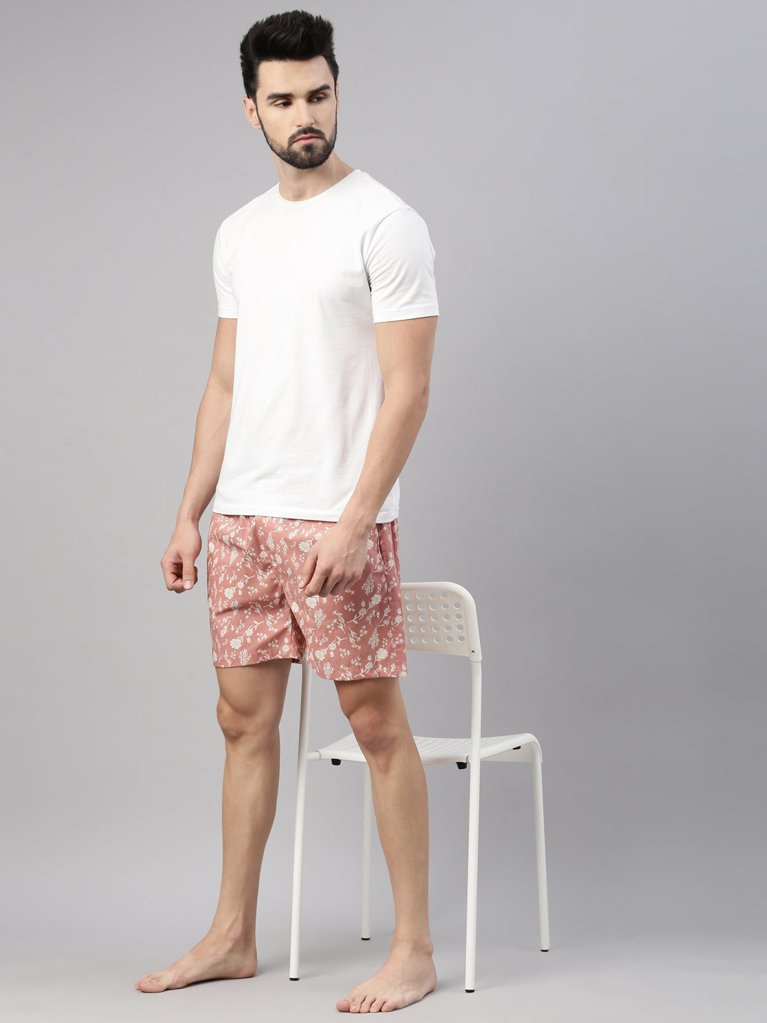 Floral Peach Boxers Boxers Bushirt