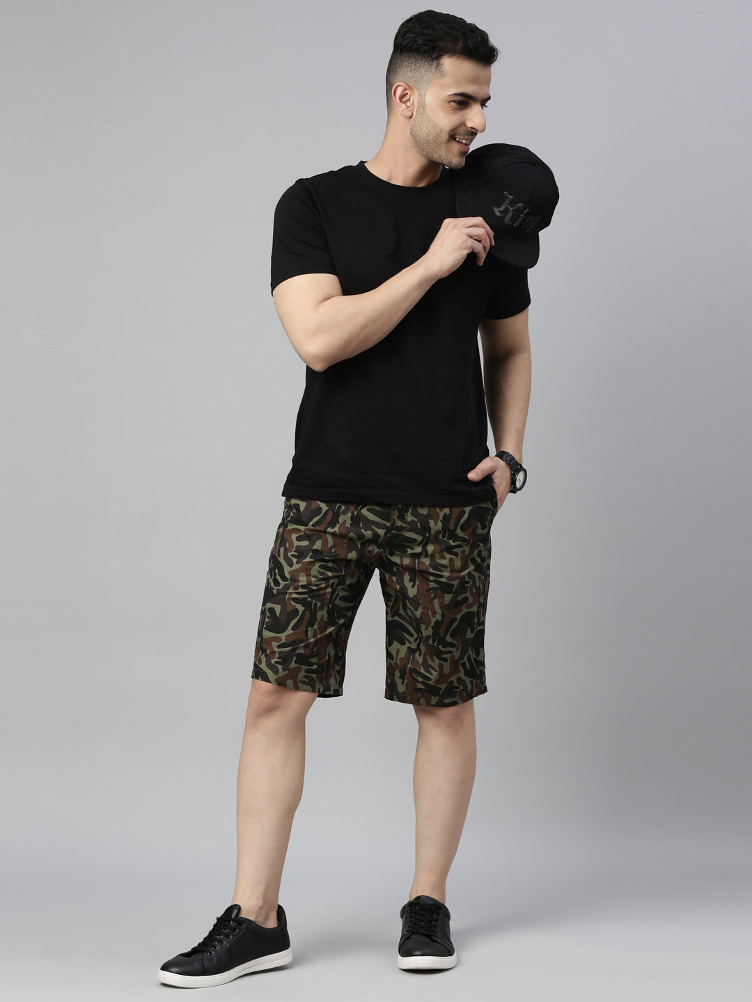 Pickle Green Camouflage Shorts Men's Shorts Bushirt
