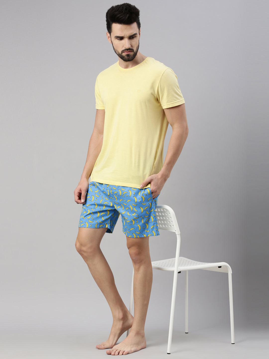 Banana Sky Blue Boxers Boxers Bushirt