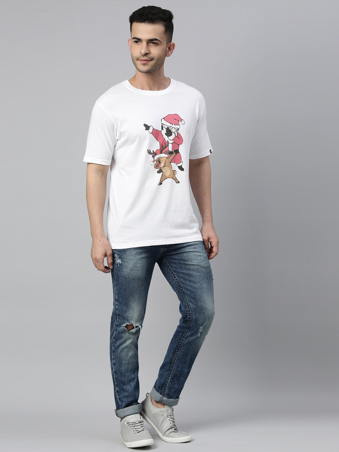 Rocking Santa T-Shirt Graphic T-Shirts Bushirt