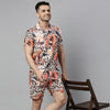 Tropical Leaves Cream Co-Ords Regular Size Co-Ords Bushirt