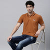 Caramel Tipped Polo T-Shirt Polo Tees Bushirt