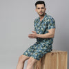 Tropical Blue Co-Ords Regular Size Co-Ords Bushirt