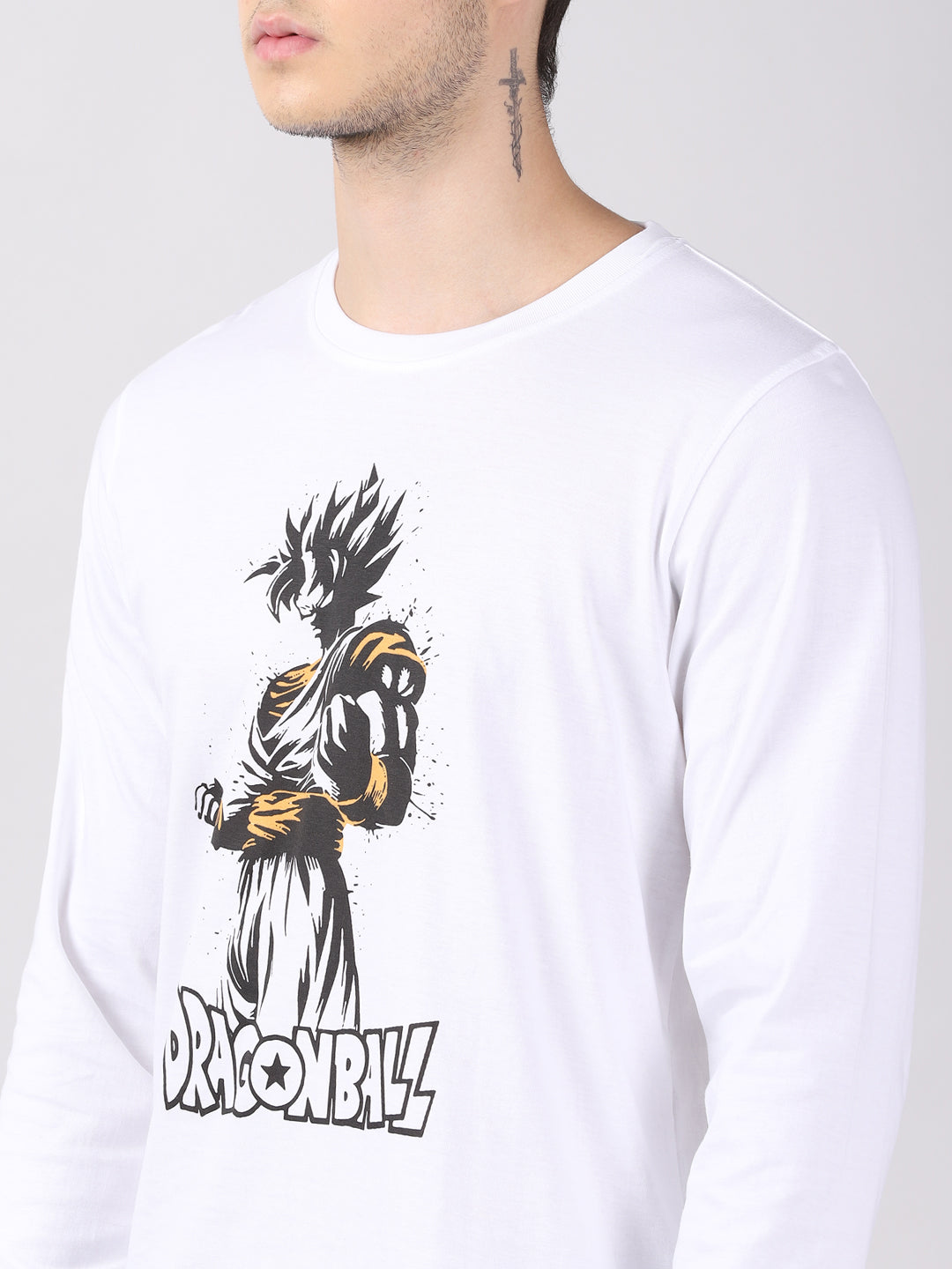 Super Saiyan Goku - Dragon Ball Z Anime T-Shirt Full Sleeves Bushirt