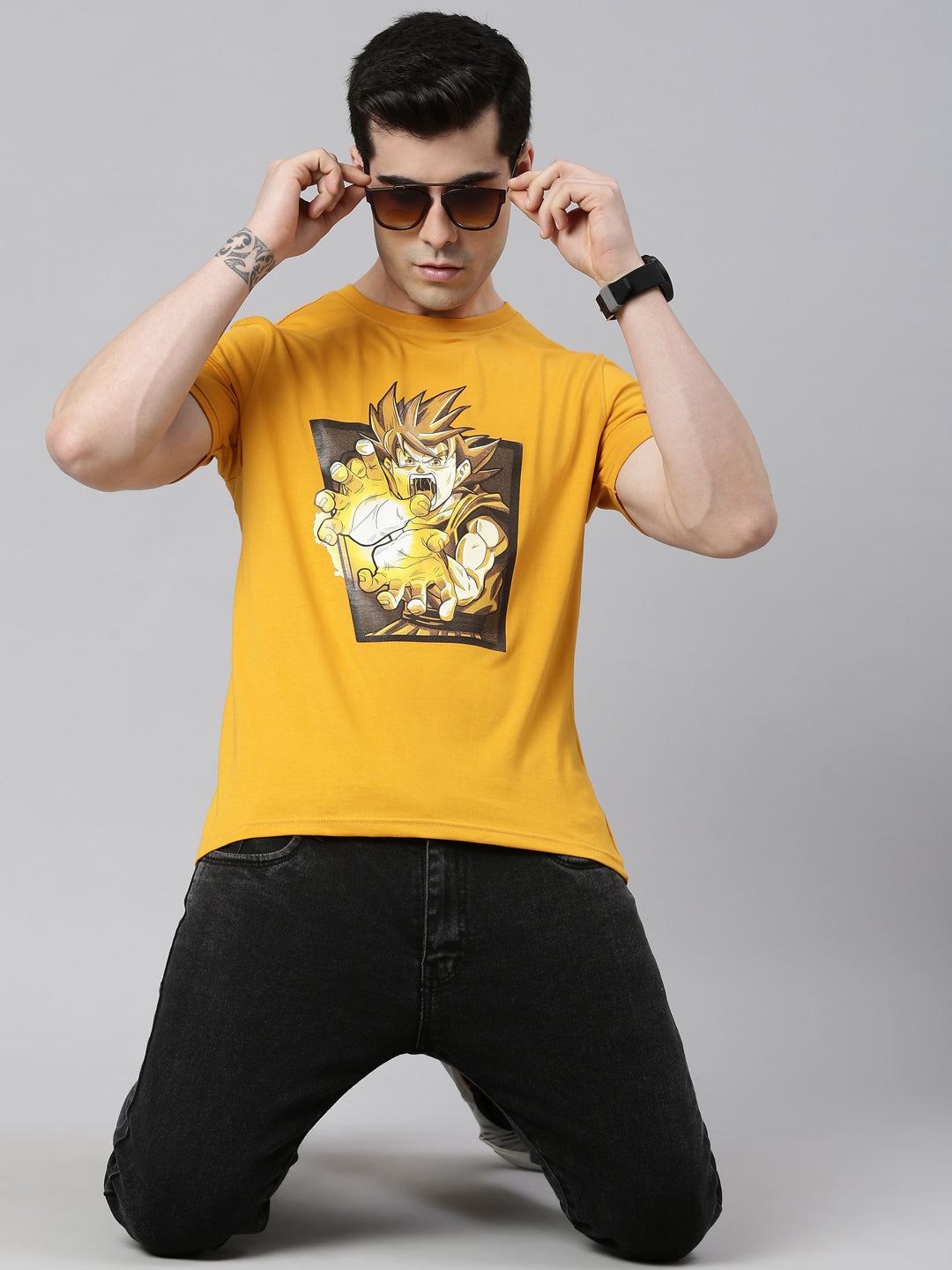 Dragon Ball Z - Power Through Anime T-Shirt Graphic T-Shirts Bushirt