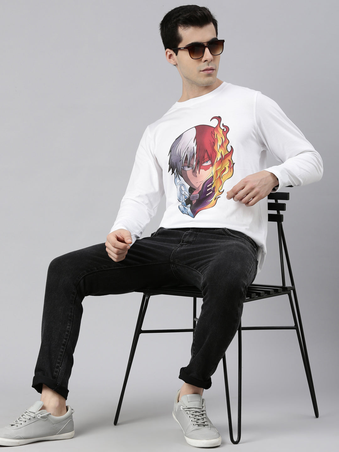 My Hero Academia - Shoto Todoroki Anime T-Shirt Graphic T-Shirts Bushirt