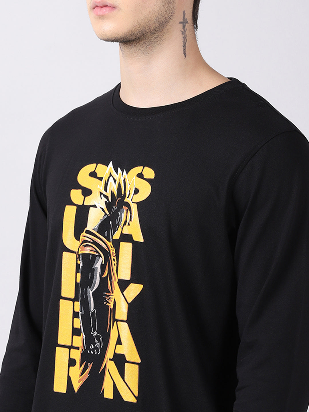 Super Saiyan - Dragon Ball Z Anime T-Shirt Full Sleeves Bushirt