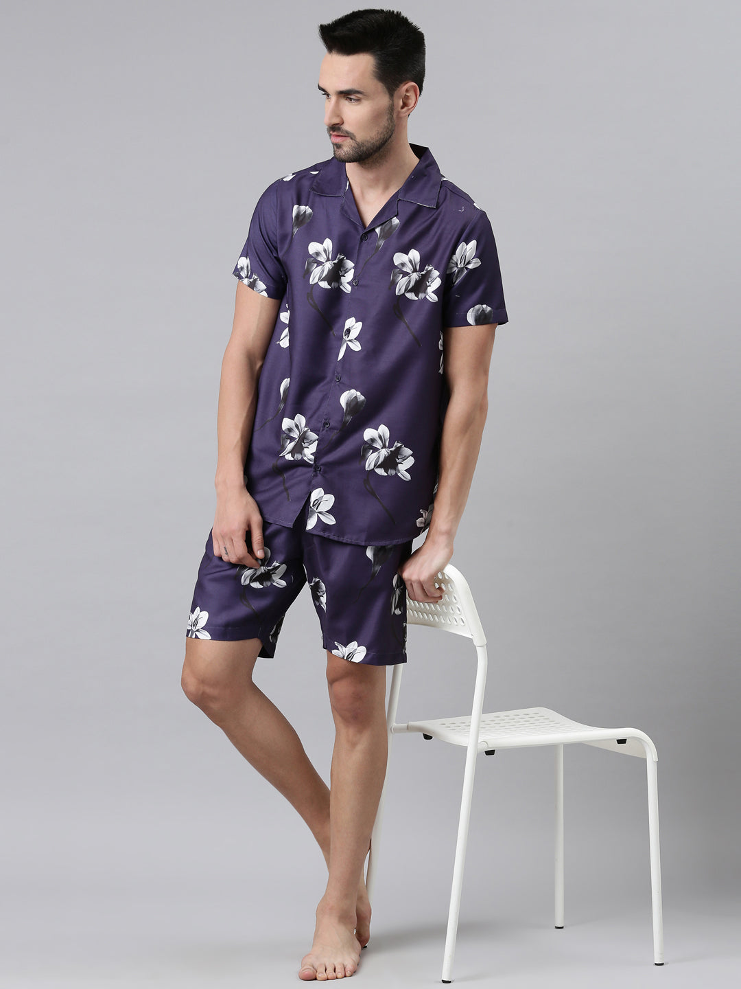 Cosmos Purple Co-Ords Co-Ords Bushirt