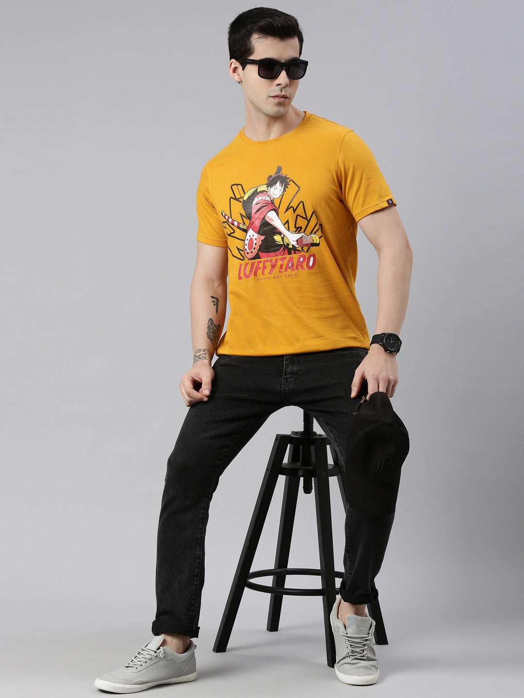 One Piece - Luffytaro Anime T-Shirt Graphic T-Shirts Bushirt