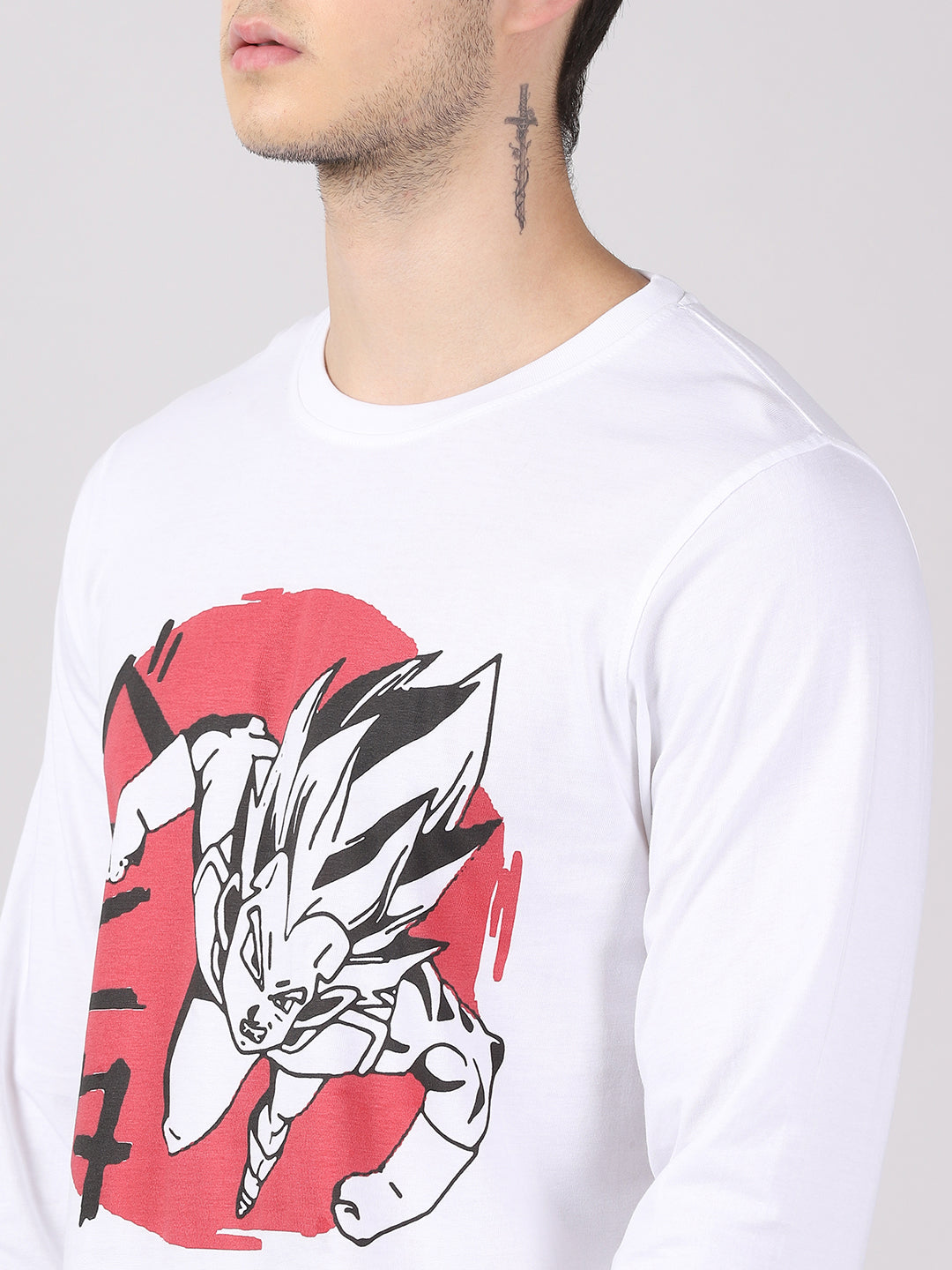 Super Saiyan - Dragon Ball Anime T-Shirt Full Sleeves Bushirt