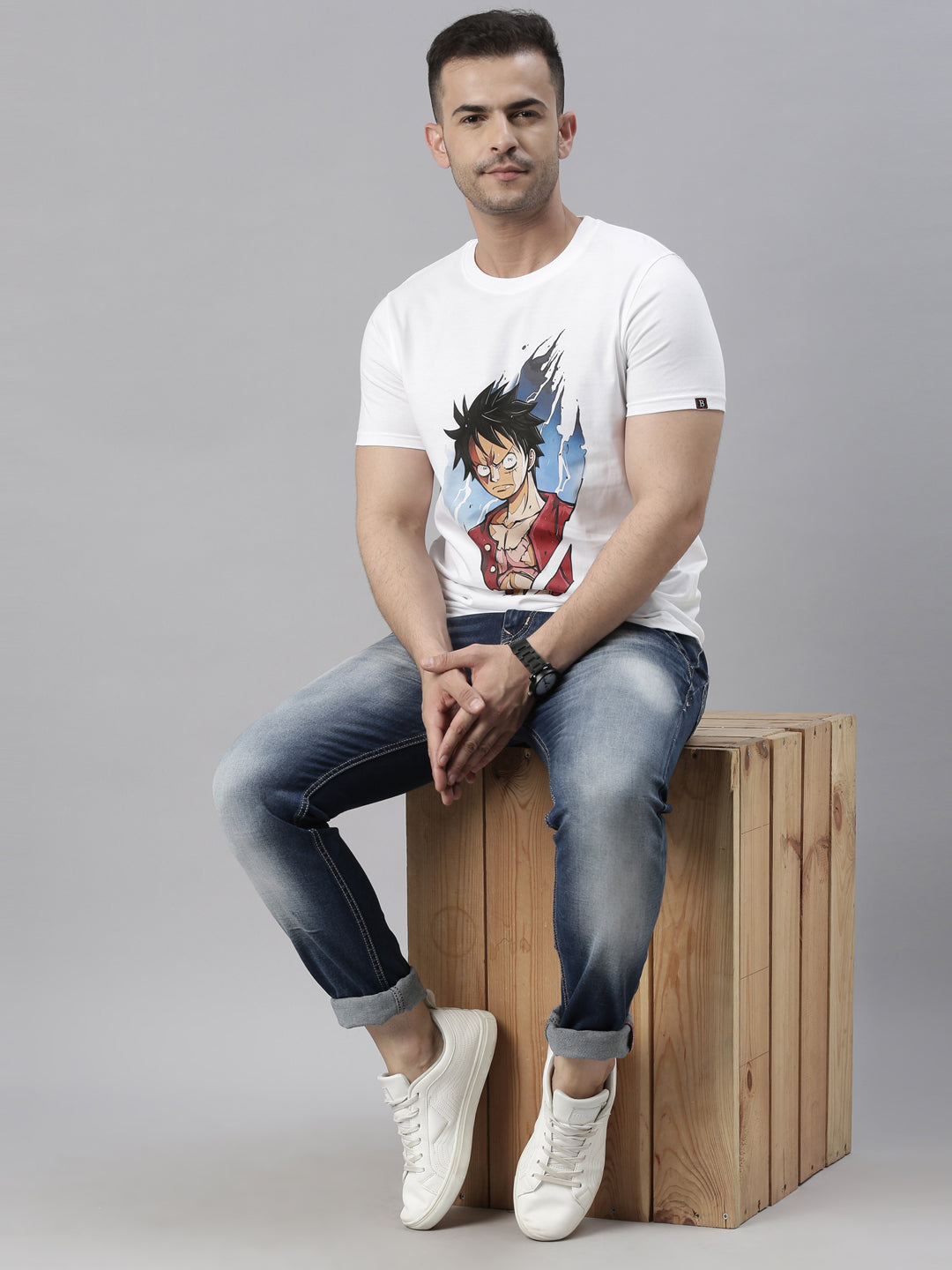 D Luffy - One Piece Anime T-Shirt Graphic T-Shirts Bushirt