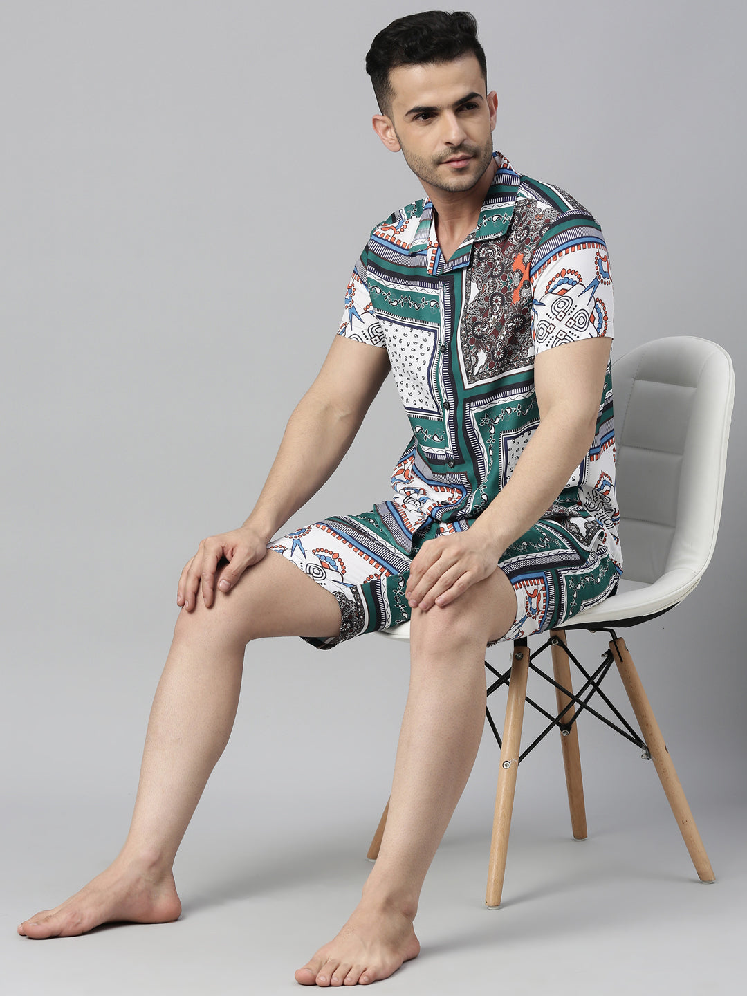 Astir Green Co-Ords Co-Ords Bushirt