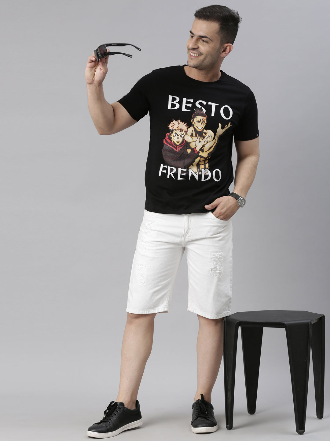 Besto Frendo - Jujutsu Kaisen Anime T-Shirt Graphic T-Shirts Bushirt