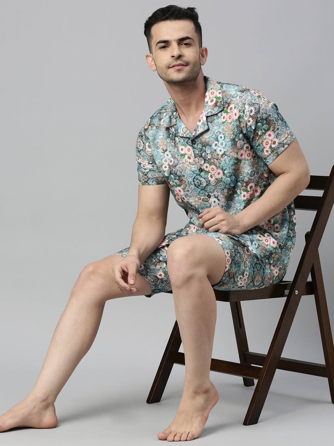 Bloom Blue Co-Ords Co-Ords Bushirt