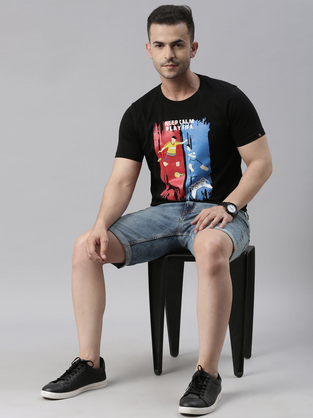 Keep Calm PLay Fifa - Fifa Gaming T-Shirt Gaming T-Shirt Bushirt
