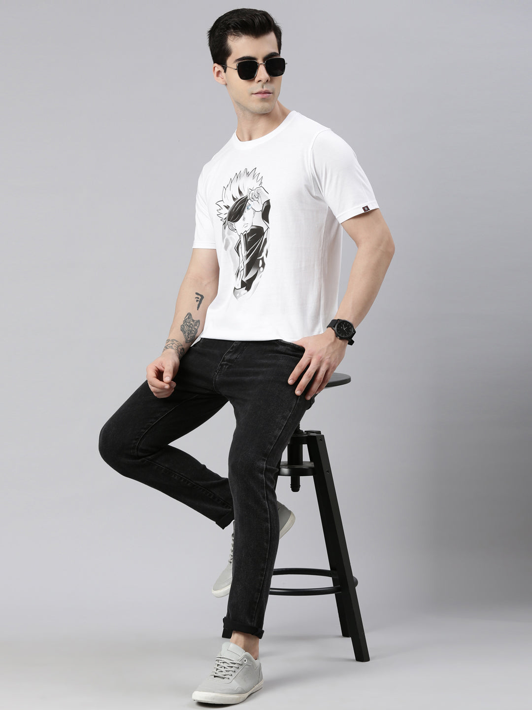 Jujutsu Kaisen - Gojo Satoru Anime T-Shirt Graphic T-Shirts Bushirt