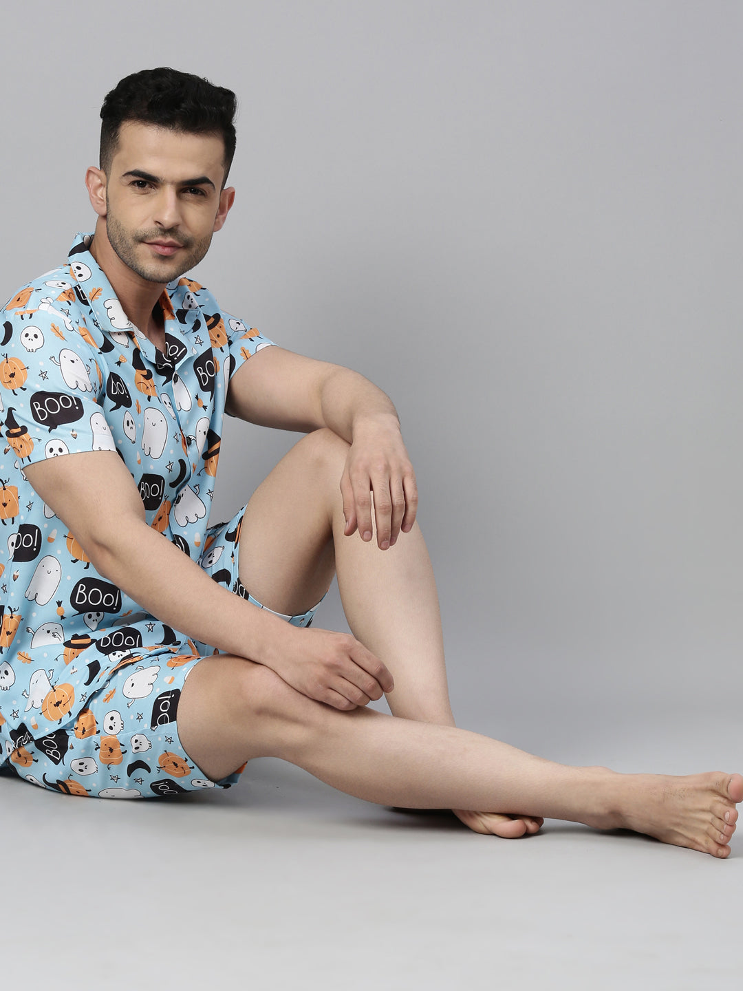 Boo!! Sky Blue Co-Ords Co-Ords Bushirt
