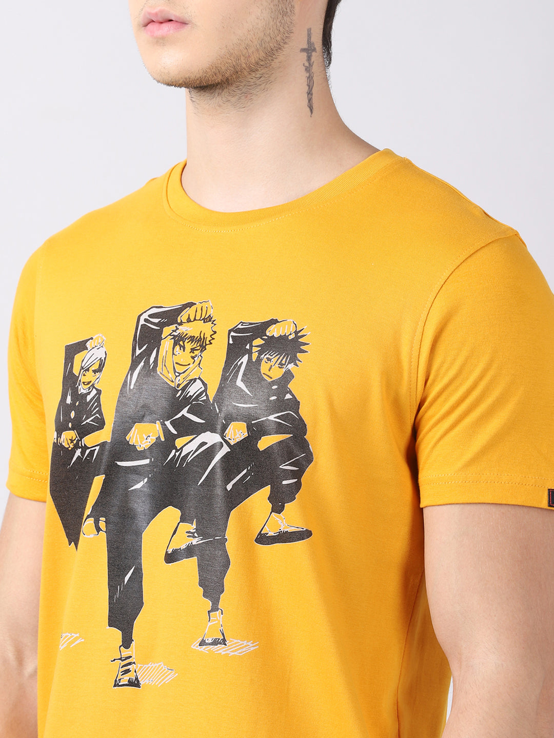 Hanging out with the jjk trio for the last time Anime T-Shirt Graphic T-Shirts Bushirt
