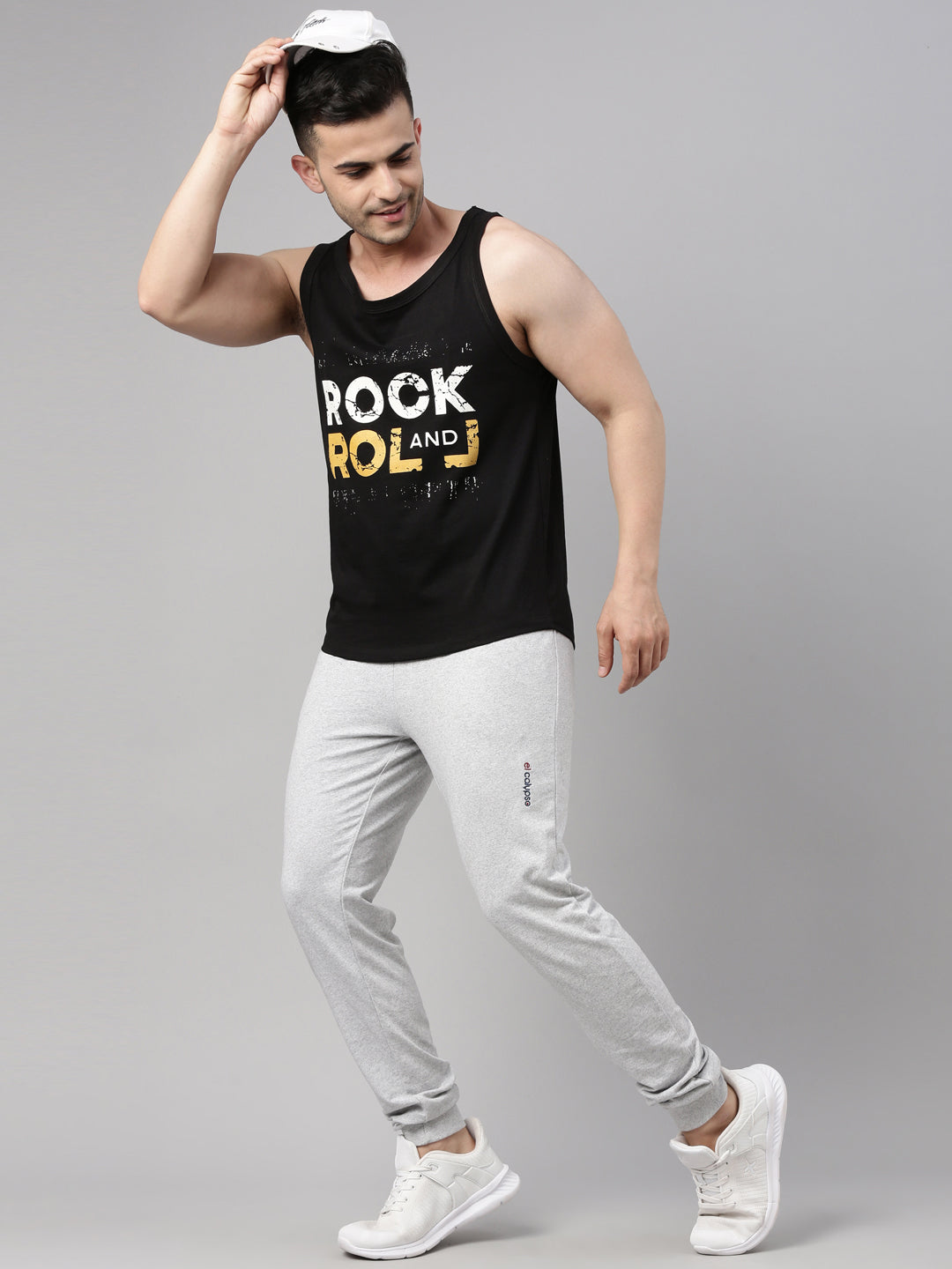 Rock & Roll Sleeveless T Shirt Vest Bushirt