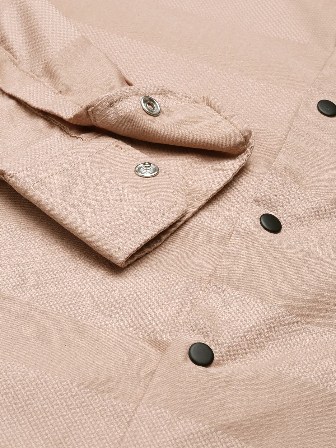 Beige Solid Shirt Solid Shirt Bushirt